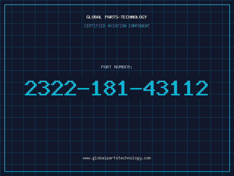 Aviation Part 2322-181-43112