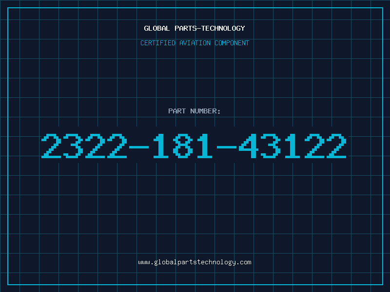 Aviation Part 2322-181-43122
