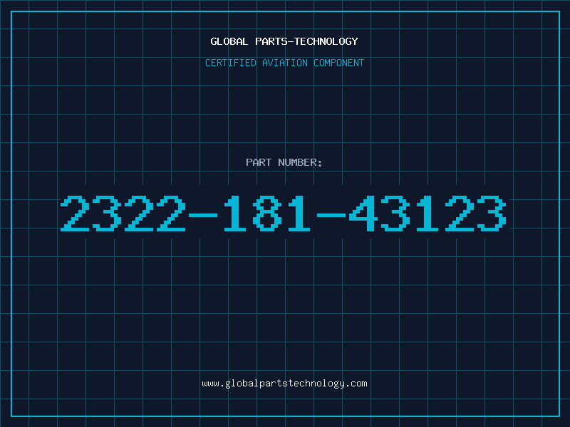 Aviation Part 2322-181-43123