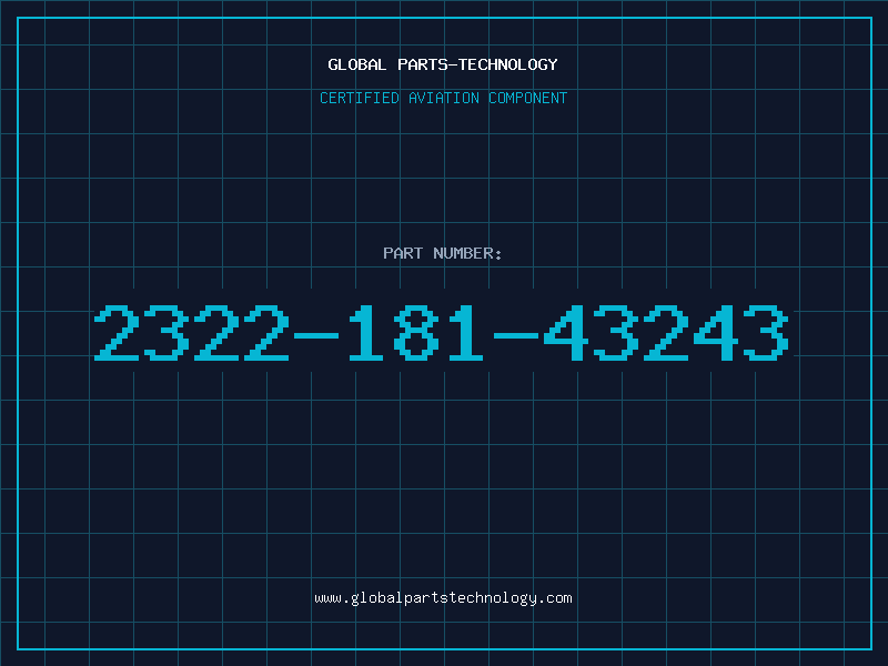 Aviation Part 2322-181-43243