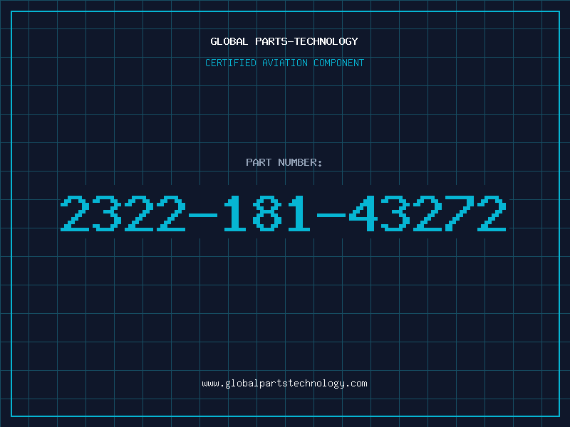 Aviation Part 2322-181-43272