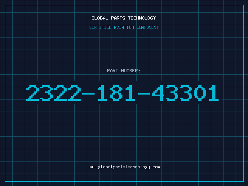 Aviation Part 2322-181-43301