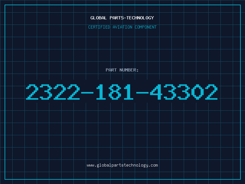 Aviation Part 2322-181-43302