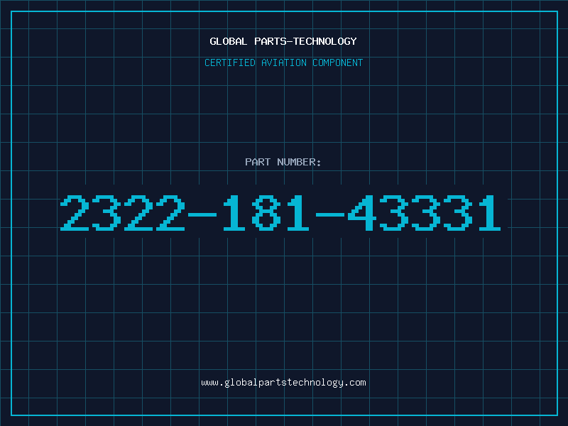 Aviation Part 2322-181-43331