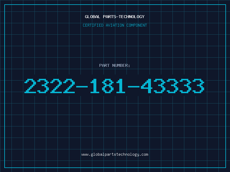 Aviation Part 2322-181-43333