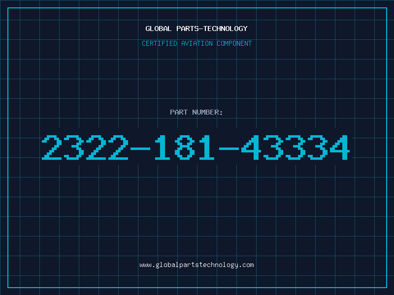 Aviation Part 2322-181-43334