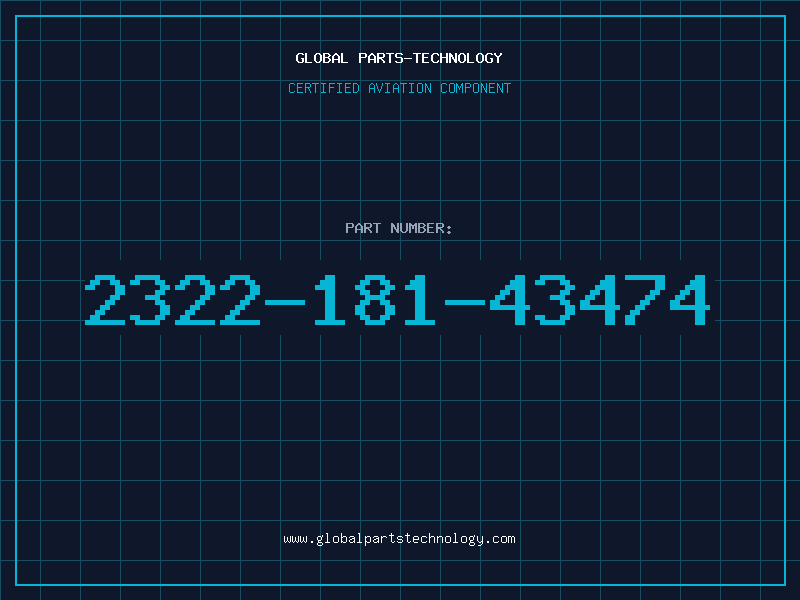 Aviation Part 2322-181-43474
