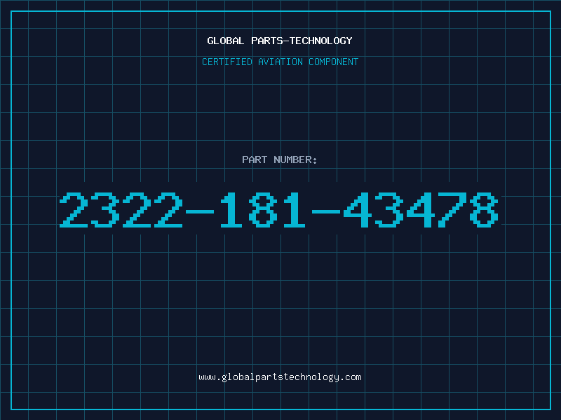 Aviation Part 2322-181-43478