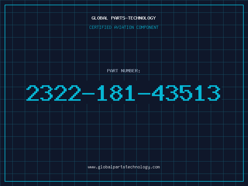 Aviation Part 2322-181-43513