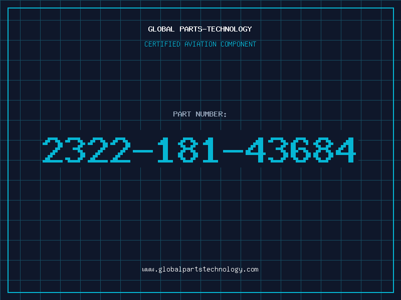 Aviation Part 2322-181-43684