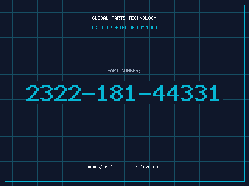 Aviation Part 2322-181-44331