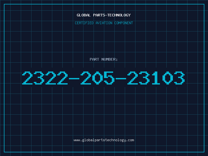 Aviation Part 2322-205-23103
