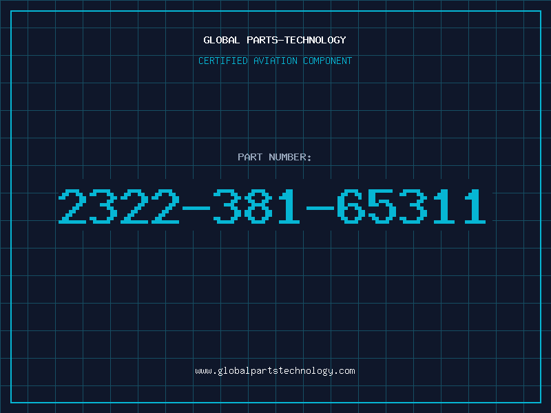 Aviation Part 2322-381-65311