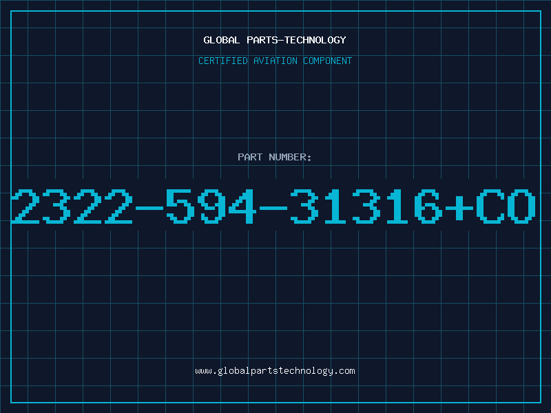 Aviation Part 2322-594-31316+CO