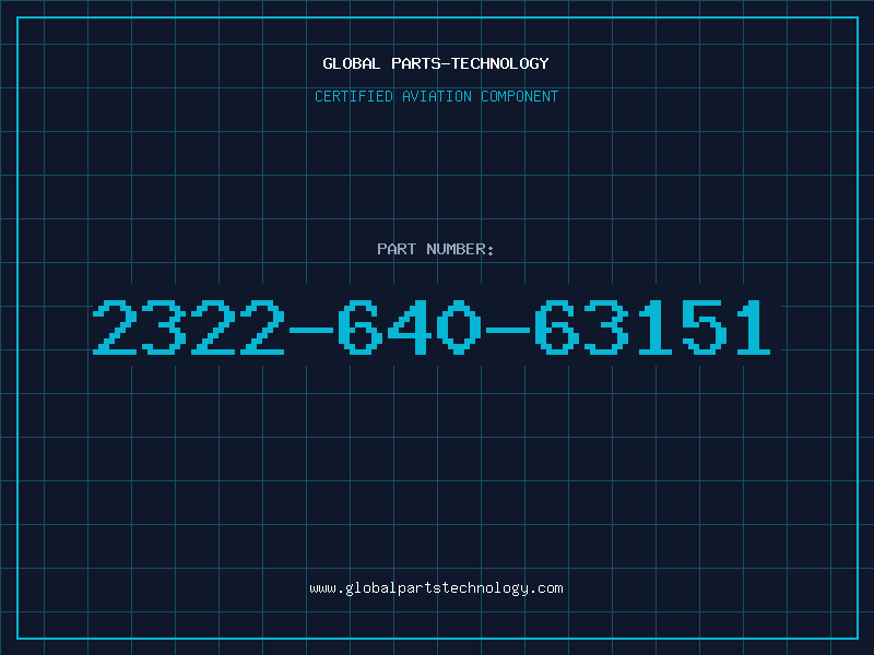 Aviation Part 2322-640-63151