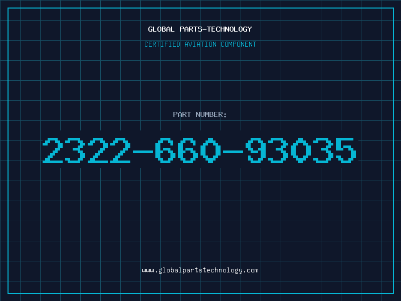 Aviation Part 2322-660-93035