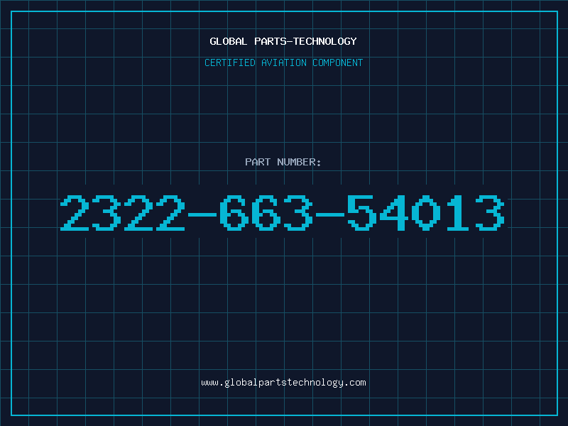 Aviation Part 2322-663-54013