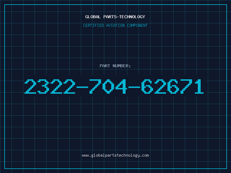 Aviation Part 2322-704-62671