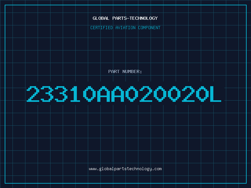 Aviation Part 23310AA020020L