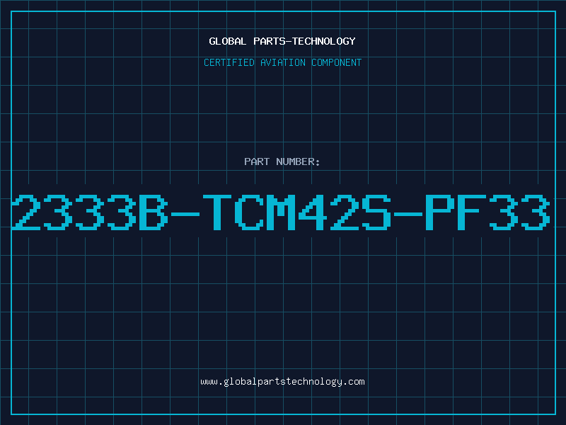 Aviation Part 2333B-TCM42S-PF33