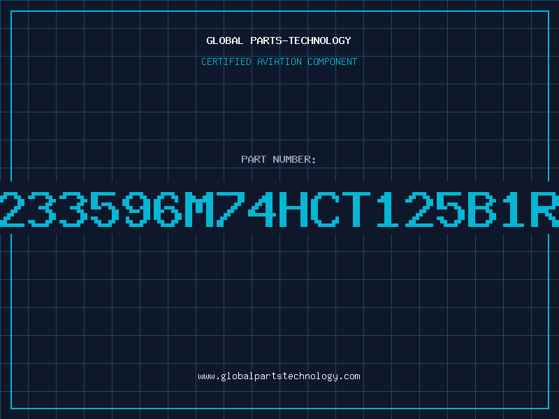 Aviation Part 233596M74HCT125B1R
