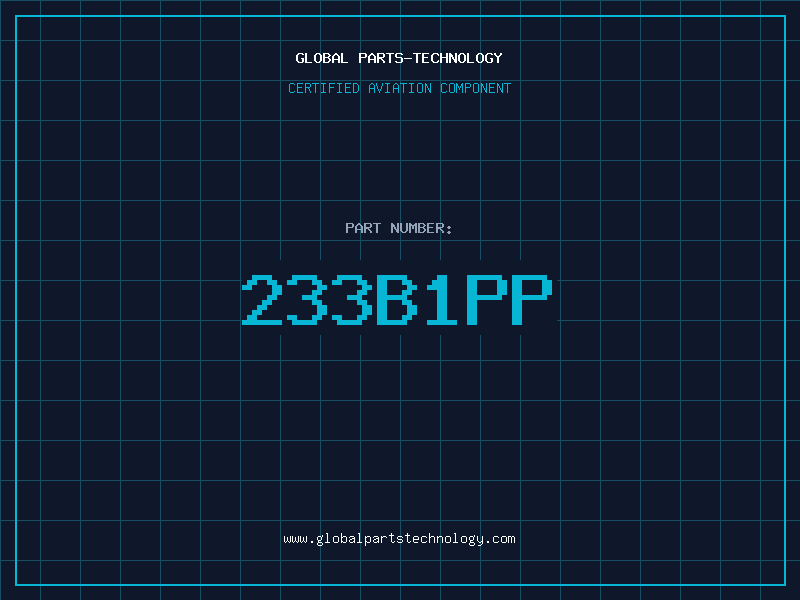Aviation Part 233B1PP