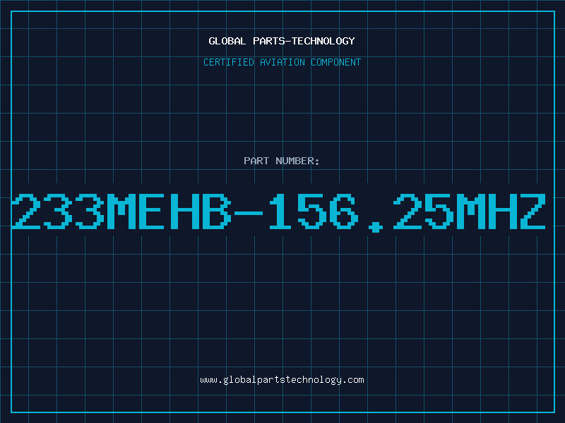 Aviation Part 233MEHB-156.25MHZ