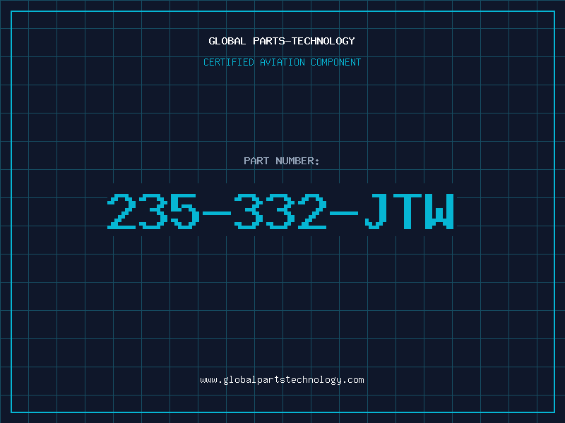 Aviation Part 235-332-JTW
