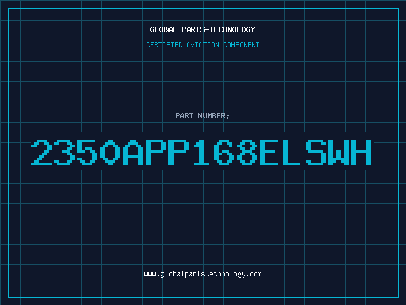 Aviation Part 2350APP168ELSWH