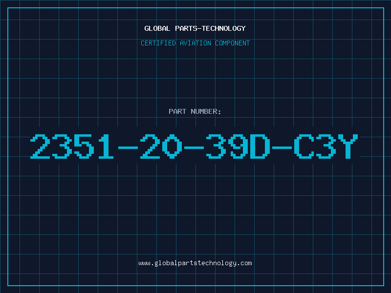 Aviation Part 2351-20-39D-C3Y
