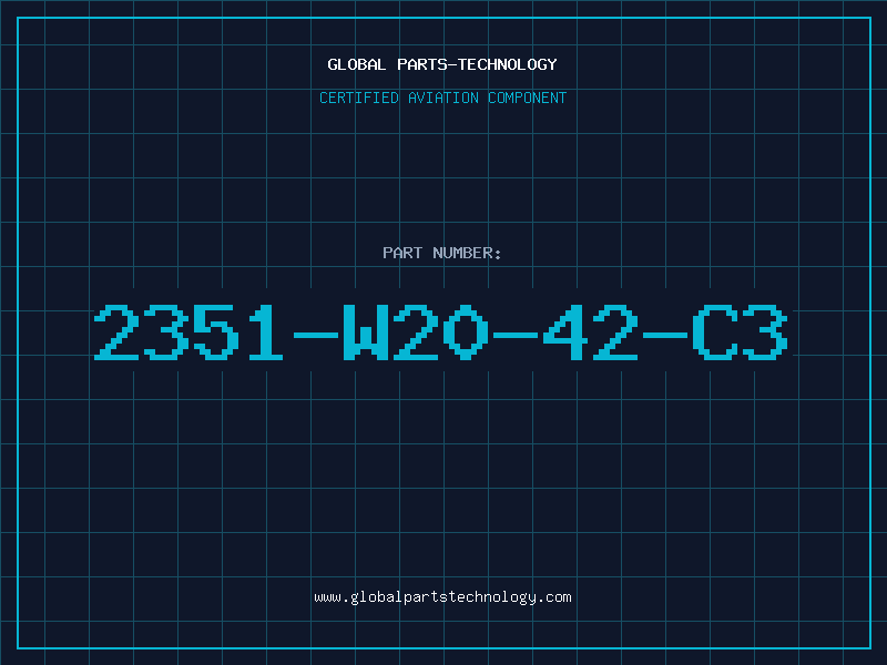 Aviation Part 2351-W20-42-C3