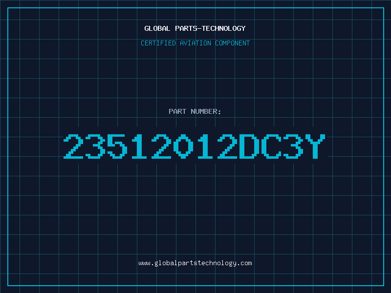 Aviation Part 23512012DC3Y