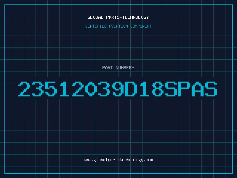 Aviation Part 23512039D18SPAS