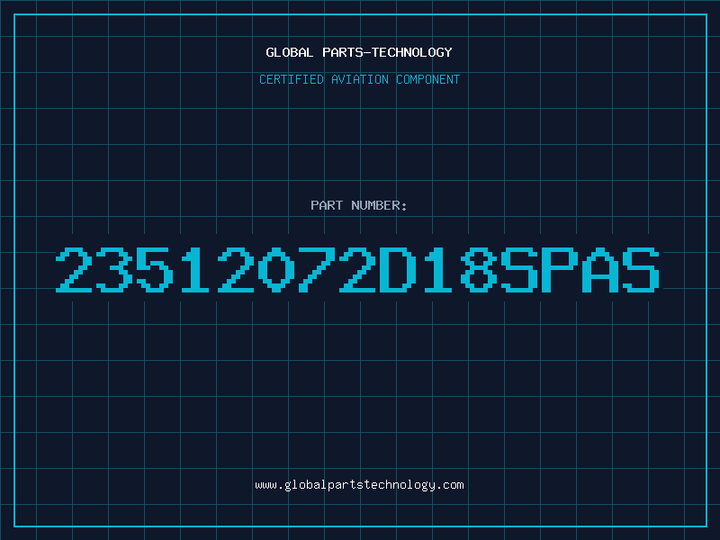 Aviation Part 23512072D18SPAS