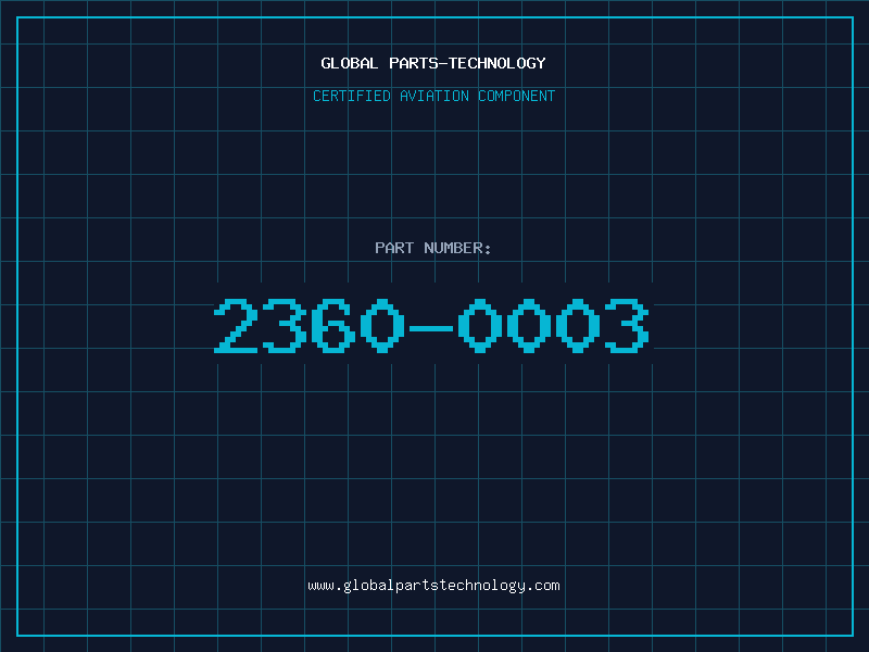 Aviation Part 2360-0003