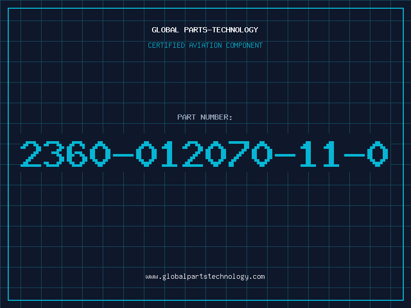 Aviation Part 2360-012070-11-0
