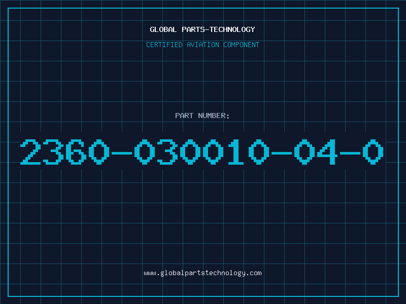 Aviation Part 2360-030010.04.0
