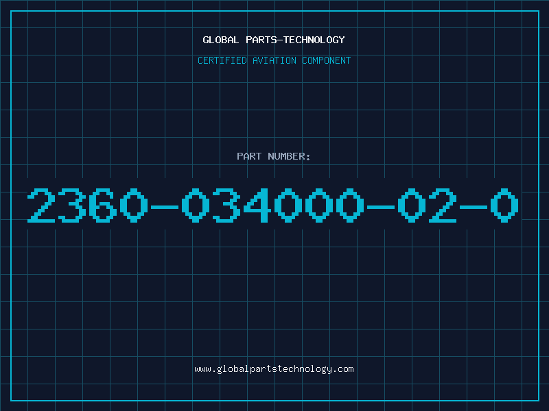 Aviation Part 2360-034000.02.0