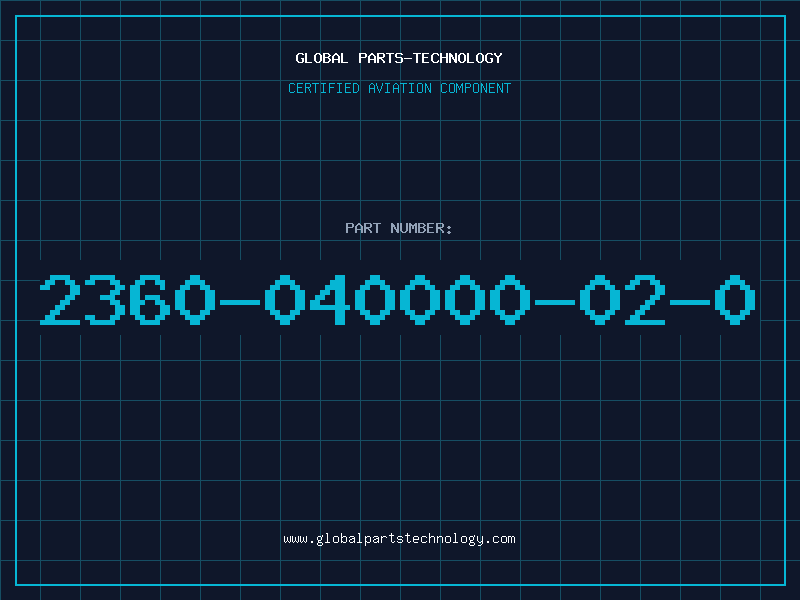 Aviation Part 2360-040000.02.0