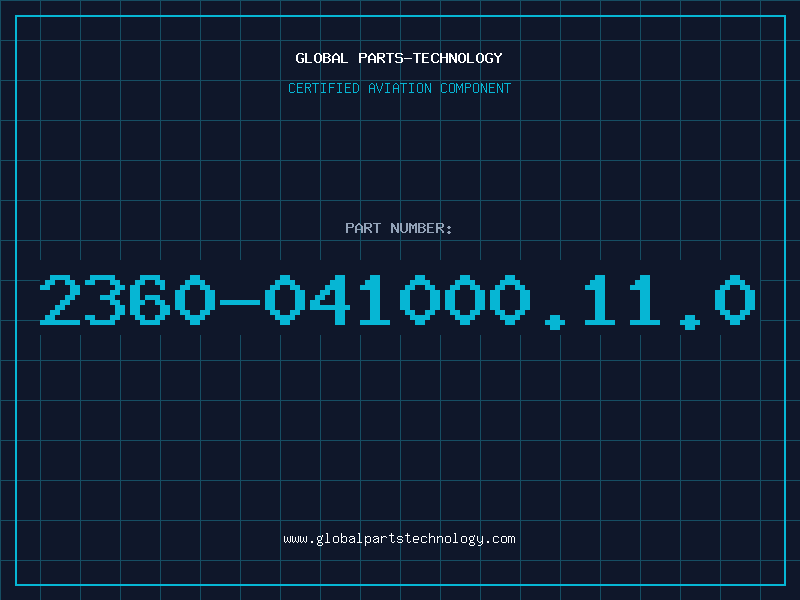 Aviation Part 2360-041000.11.0