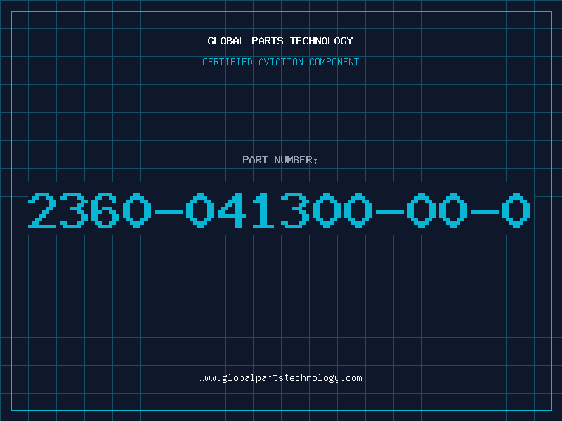 Aviation Part 2360-041300.00.0