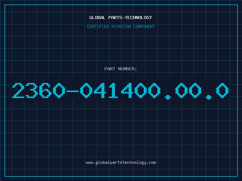 Aviation Part 2360-041400.00.0