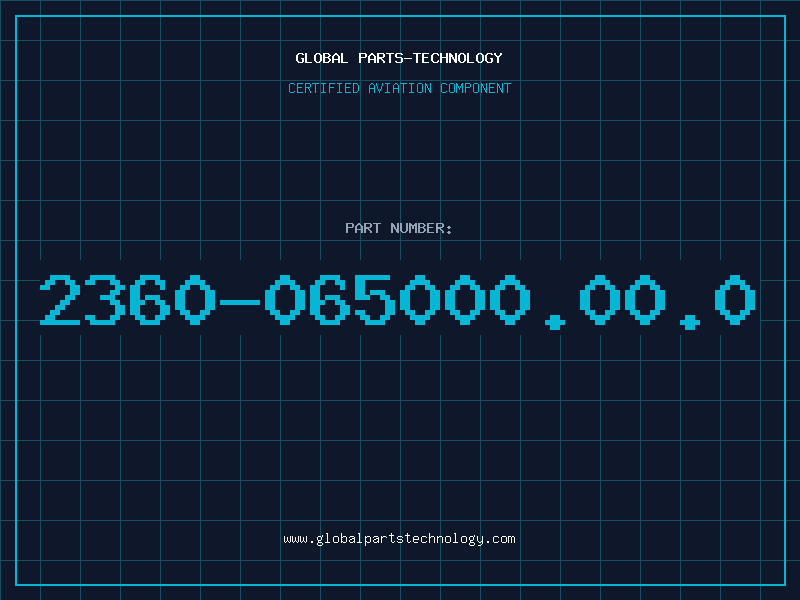 Aviation Part 2360-065000.00.0