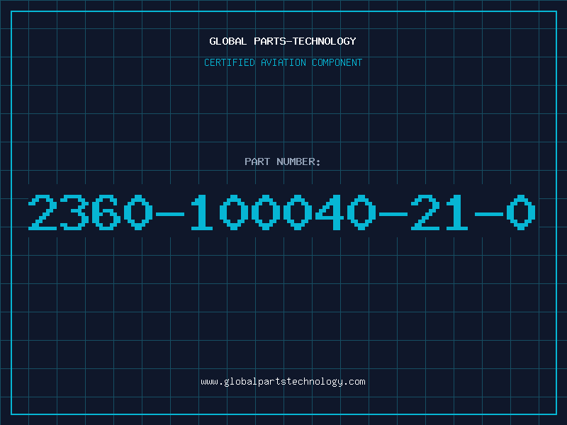 Aviation Part 2360-100040.21.0