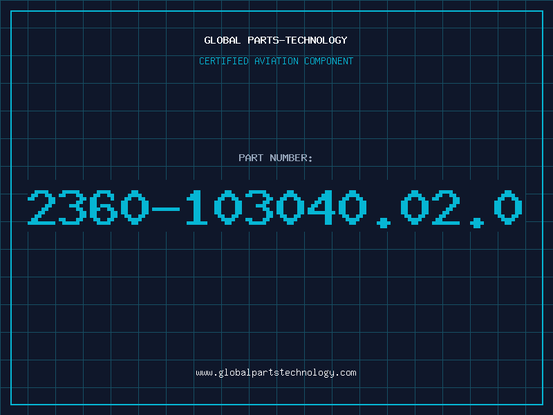 Aviation Part 2360-103040.02.0