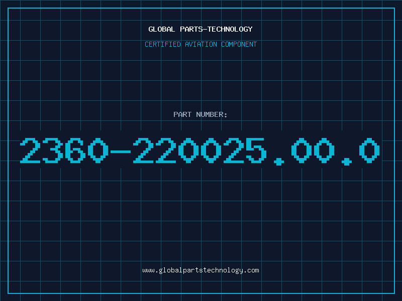 Aviation Part 2360-220025.00.0