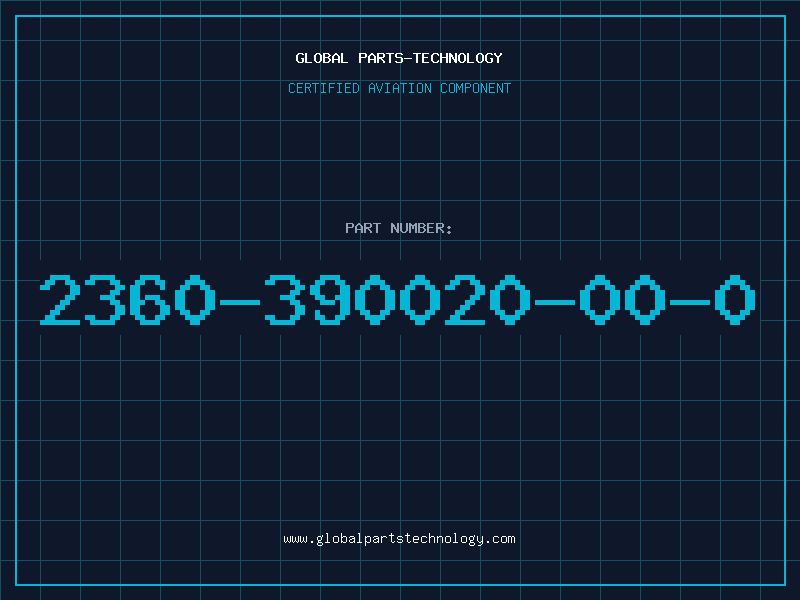 Aviation Part 2360-390020-00-0
