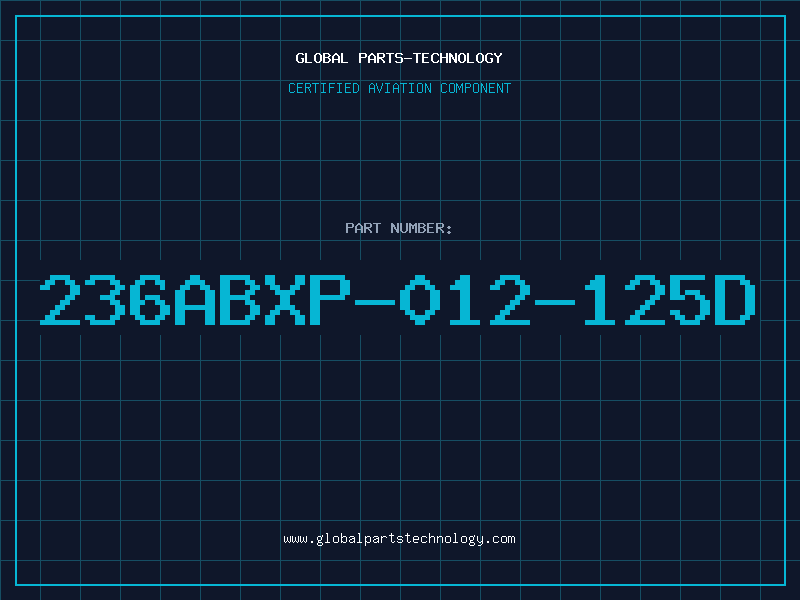 Aviation Part 236ABXP-012-125D