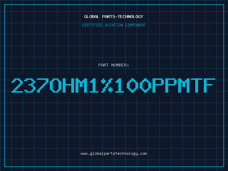 Aviation Part 237Ohm1100PPMTF