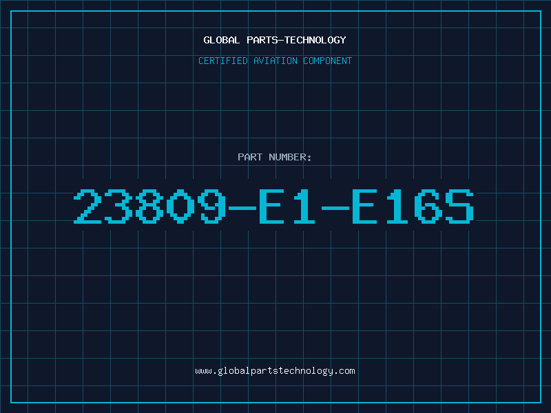 Aviation Part 23809-E1-E16S